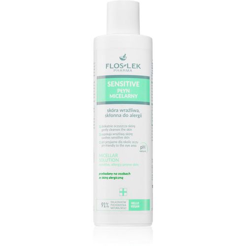 Sensitive agua micelar limpiadora para pieles sensibles con tendencia a la irritación 225 ml - FlosLek Pharma - Modalova