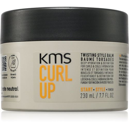 Curl Up Twisting Style Balm crema para dar definición al peinado para cabello ondulado y rizado 230 ml - KMS - Modalova