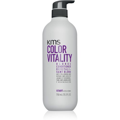 Color Vitality Blonde Conditioner acondicionador hidratante para cabello rubio 750 ml - KMS - Modalova