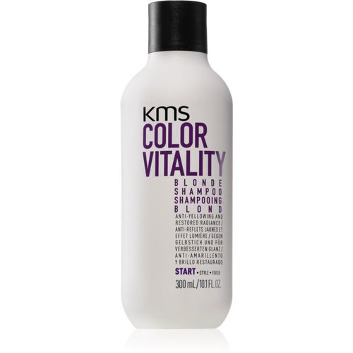 Color Vitality Blonde Shampoo champú nutritivo para cabello rubio y con mechas 300 ml - KMS - Modalova