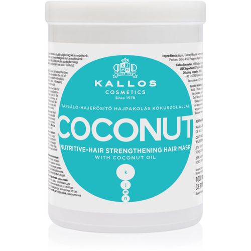 KJMN Professional Coconut mascarilla nutritiva para cabello débil 1000 ml - Kallos - Modalova