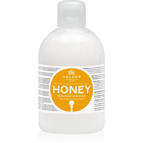 KJMN Professional Honey feuchtigkeitsspendendes und revitalisierendes Shampoo für trockenes und beschädigtes Haar 1000 ml - Kallos - Modalova