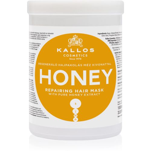 KJMN Professional Honey mascarilla hidratante intensiva para cabello seco y dañado 1000 ml - Kallos - Modalova