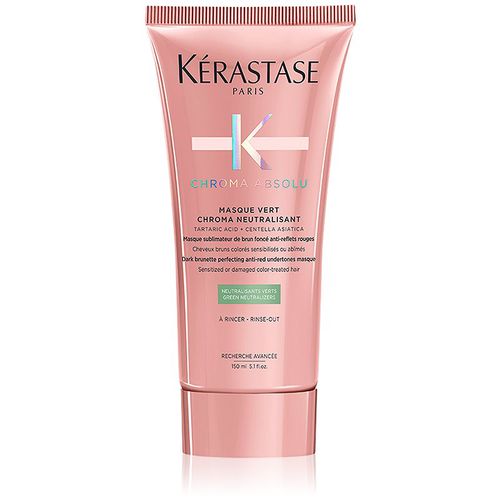 Chroma Absolu Masque Vert Chroma Neutralisant corrector para cabello para neutralizar los tonos rojizos 150 ml - Kérastase - Modalova