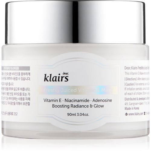 Freshly Juiced Vitamin E Mask mascarilla facial hidratante con vitamina E 90 ml - Klairs - Modalova