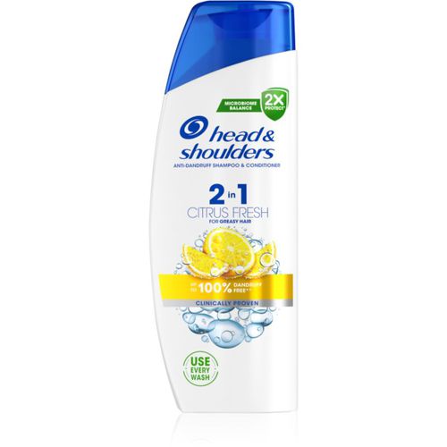 Citrus Fresh 2v1 champú anticaspa para cabello graso 330 ml - Head & Shoulders - Modalova