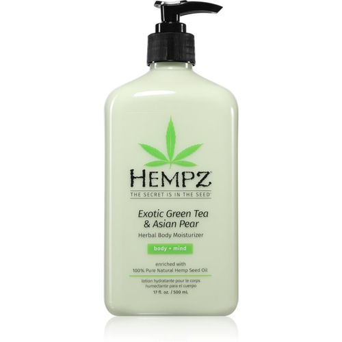 Exotic Green Tea & Asian Pear leche corporal hidratante 500 ml - HEMPZ - Modalova