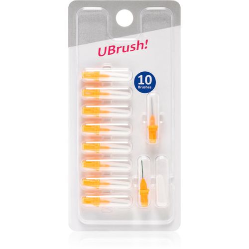 UBrush! scovolini interdentali di ricambio 0,8 mm Orange 10 pz - Herbadent - Modalova