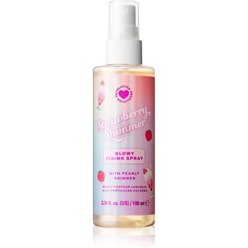 Milkshake Strawberry Shimmer spray de fijacion y briilo 50 ml - I Heart Revolution - Modalova