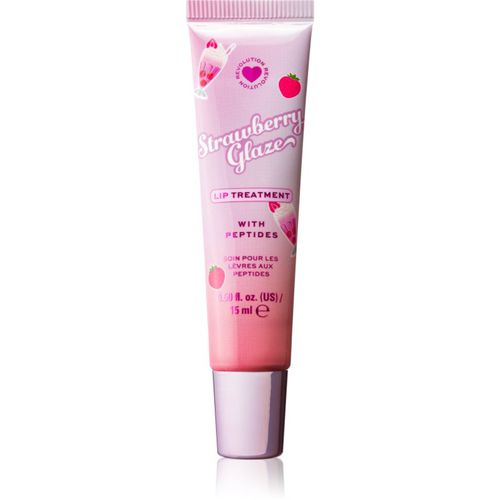 Milkshake Strawberry Glaze bálsamo labial nutritivo para proporcionar un aspecto perfecto con péptidos 9 ml - I Heart Revolution - Modalova