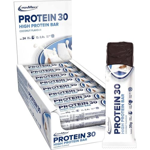 Protein 30 Bar Proteinriegel Geschmack Coconut 24x35 g - IronMaxx - Modalova