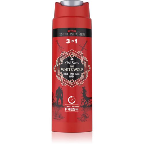 Whitewolf gel doccia e shampoo 2 in 1 per uomo 400 ml - Old Spice - Modalova