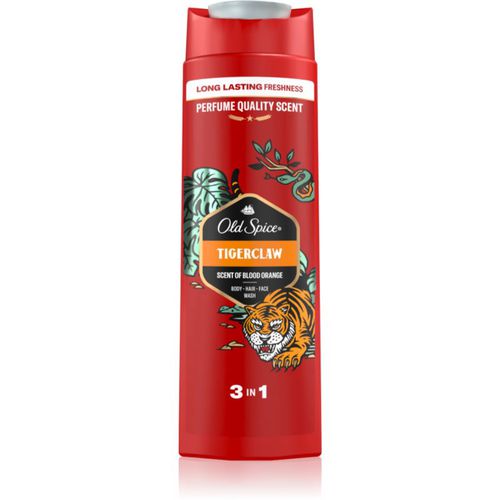 Tigerclaw gel doccia per viso, corpo e capelli per uomo 400 ml - Old Spice - Modalova