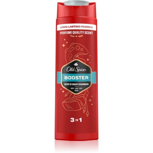 Booster gel doccia e shampoo 2 in 1 per uomo 400 ml - Old Spice - Modalova