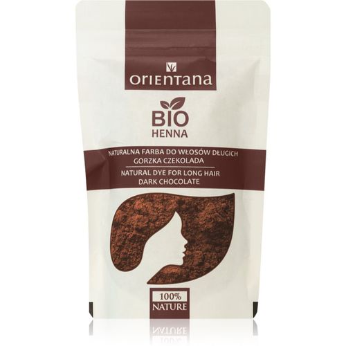 Bio Henna Natural Dye Permanent-Haarfarbe Farbton Dark Brown 100 g - Orientana - Modalova