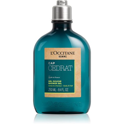 Men Cap Cedrat gel de ducha para cabello y cuerpo 250 ml - L’Occitane - Modalova