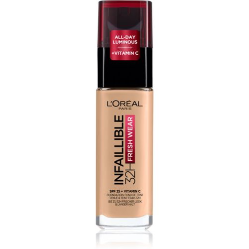 Infaillible 32H Fresh Wear maquillaje fluido de larga duración tono 120 Vanilla 30 ml - L’Oréal Paris - Modalova