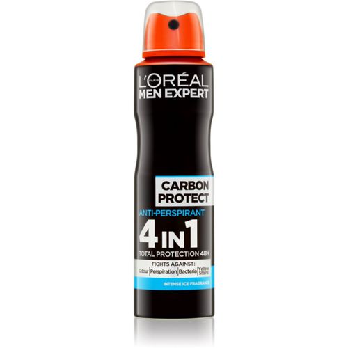Men Expert Carbon Protect Antitranspirant-Spray 150 ml - L’Oréal Paris - Modalova