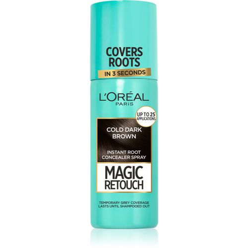 Magic Retouch Spray zum sofortigen Kaschieren der Farbunterschiede durch nachwachsende Haare Farbton Cold Dark Brown 75 ml - L’Oréal Paris - Modalova