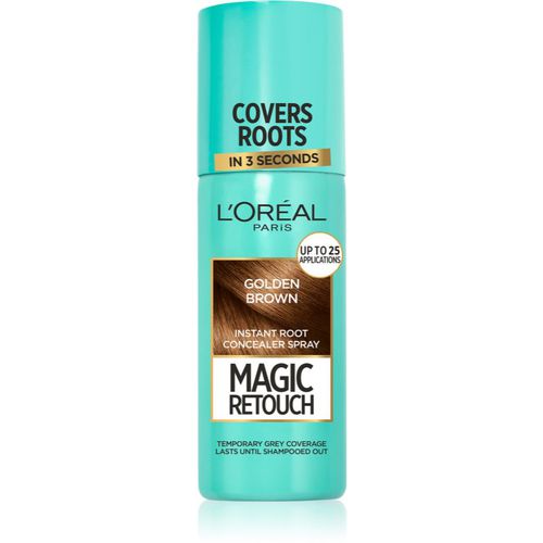 Magic Retouch Spray zum sofortigen Kaschieren der Farbunterschiede durch nachwachsende Haare Farbton Golden Brown 75 ml - L’Oréal Paris - Modalova