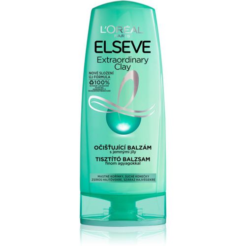 Elseve Extraordinary Clay bálsamo purificante para cabello que se engrasa con rapidez 200 ml - L’Oréal Paris - Modalova