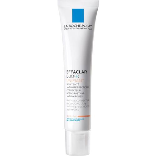 Effaclar DUO (+) Vereinheitlichende korrigierende Tönungspflege gegen Hautmakel und Aknespuren Farbton Light Duo [+] 40 ml - La Roche-Posay - Modalova