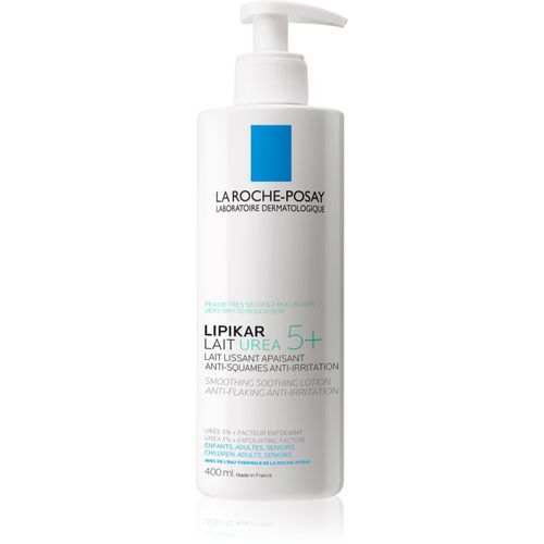 Lipikar Lait Urea 5+ beruhigende Hautmilch für trockene und gereitzte Haut 400 ml - La Roche-Posay - Modalova