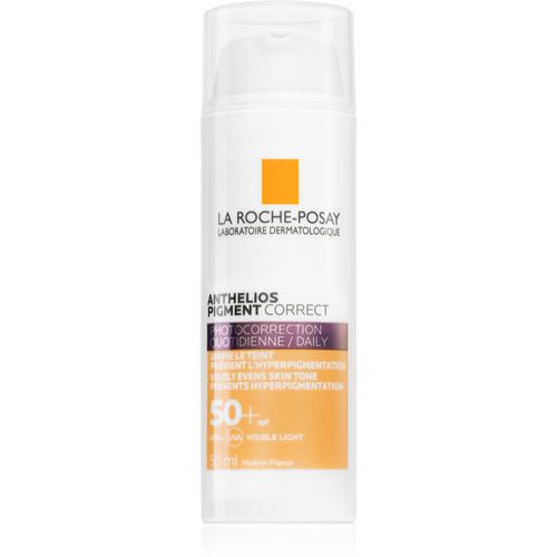 Anthelios crema protectora contra las manchas de pigmentación SPF 50+ tono Medium 50 ml - La Roche-Posay - Modalova