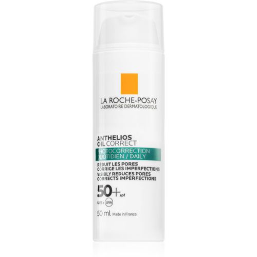 Anthelios crema protectora para pieles mixtas y grasas SPF 50+ 50 ml - La Roche-Posay - Modalova