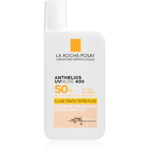 Anthelios UVMUNE 400 Fluido facial protector tonificado SPF 50+ 50 ml - La Roche-Posay - Modalova