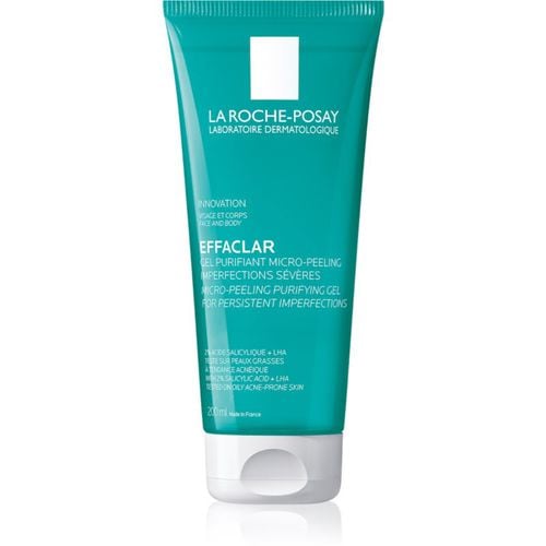 Effaclar gel exfoliante limpiador para pieles grasas y problemáticas 200 ml - La Roche-Posay - Modalova