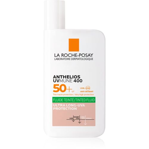 Anthelios UVMUNE 400 getöntes ultraleichtes Fluid SPF 50+ 50 ml - La Roche-Posay - Modalova