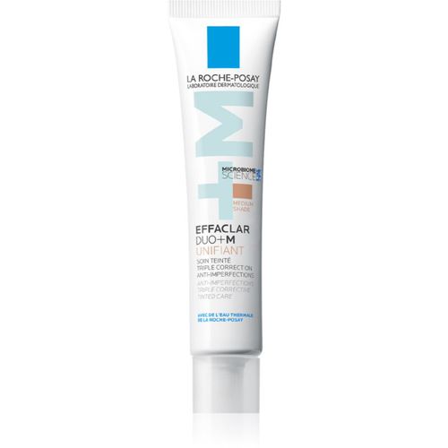 Effaclar DUO+M Unifiant crema hidratante ligera con color tono Medium 40 ml - La Roche-Posay - Modalova