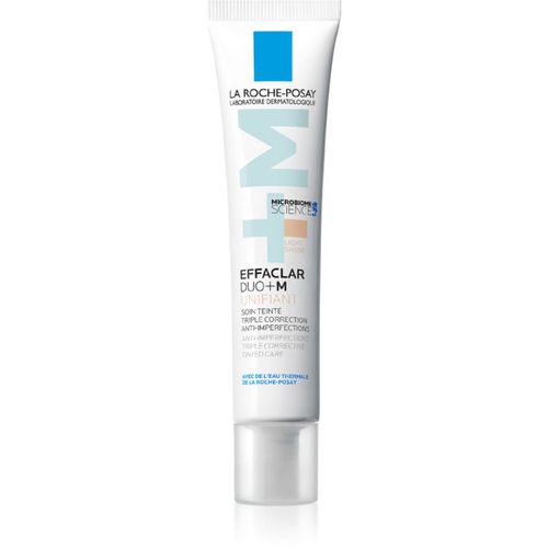 Effaclar DUO+M Unifiant crema hidratante ligera con color tono Light 40 ml - La Roche-Posay - Modalova