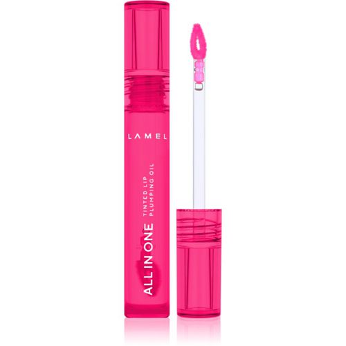 All in One Lip Tinted Plumping Oil aceite con color para labios para aumentar volumen № 404 3 ml - LAMEL - Modalova