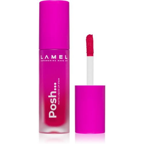 Posh Matte Liquid Lip Stain rossetto liquido matte lunga tenuta colore 407 4 g - LAMEL - Modalova