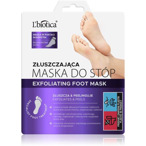 Masks calcetines exfoliantes para suavizar e hidratar la piel de los pies 1 par - L’biotica - Modalova