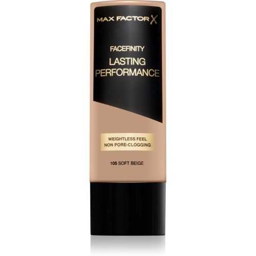 Facefinity Lasting Performance maquillaje fluido de larga duración tono 105 Soft Beige 35 ml - Max Factor - Modalova