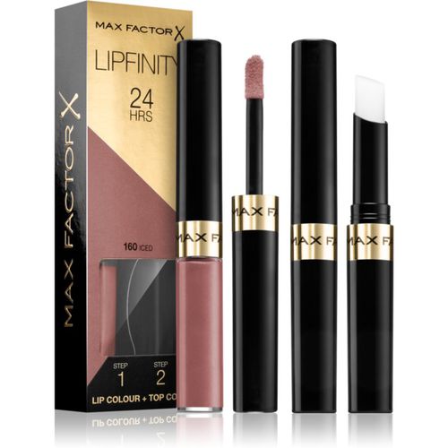 Lipfinity Lip Colour rossetto lunga tenuta con balsamo colore 160 Iced 4,2 g - Max Factor - Modalova