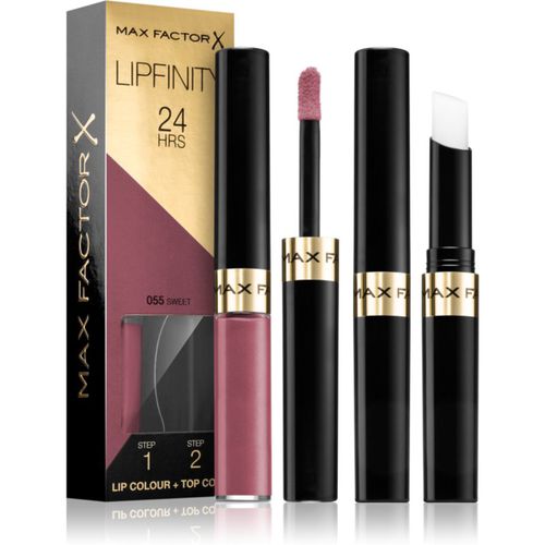 Lipfinity Lip Colour rossetto lunga tenuta con balsamo colore 055 Sweet 4,2 g - Max Factor - Modalova