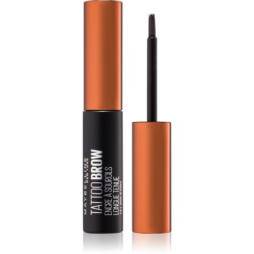 Tattoo Brow tinta per sopracciglia semi-permanente in gel colore Medium Brown 4.6 g - MAYBELLINE NEW YORK - Modalova