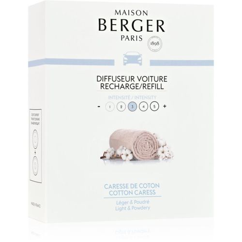 Cotton Caress ambientador de coche para ventilación recarga de recambio 2x17 g - Maison Berger Paris - Modalova