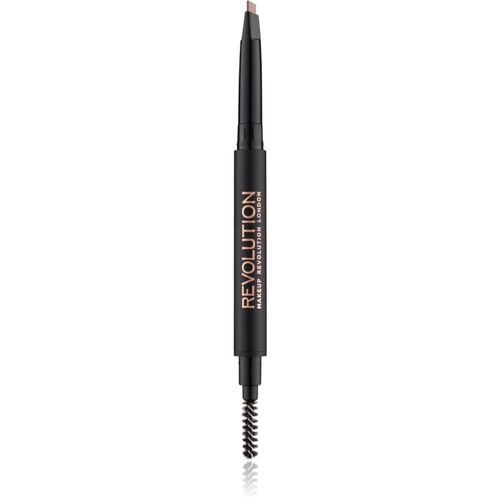 Duo Brow Definer matita di precisione per sopracciglia colore Light Brown 0.15 g - Makeup Revolution - Modalova