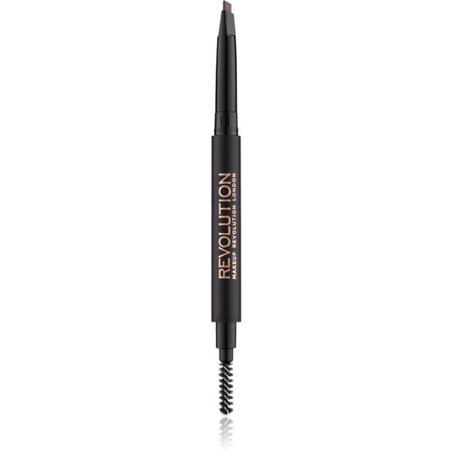 Duo Brow Definer matita di precisione per sopracciglia colore Medium Brown 0.15 g - Makeup Revolution - Modalova