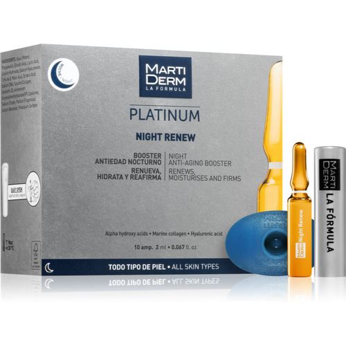 Platinum Night Renew sérum exfoliante en ampollas 10x2 ml - Martiderm - Modalova