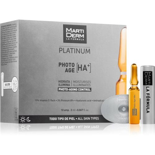 Platinum Photo Age HA+ anti-aging Gesichtsserum in Ampullen mit Vitamin C 10x2 ml - Martiderm - Modalova