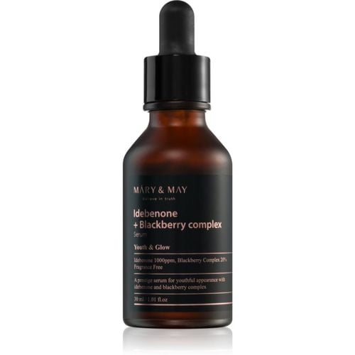 Idebenone + Blackberry Complex Serum sérum antioxidante para iluminar y alisar la piel 30 ml - MARY & MAY - Modalova