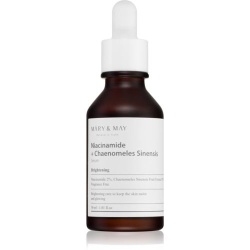 Niacinamide + Chaenomeles Sinensis siero rigenerante e illuminante per ripristinare la barriera cutanea 30 ml - MARY & MAY - Modalova