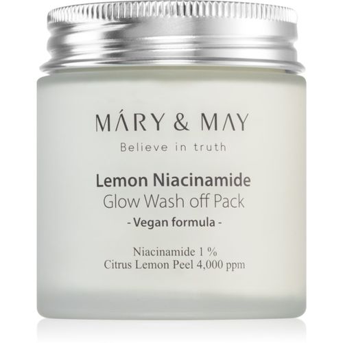 Lemon Niacinamid mascarilla hidratante con efecto iluminador 125 g - MARY & MAY - Modalova