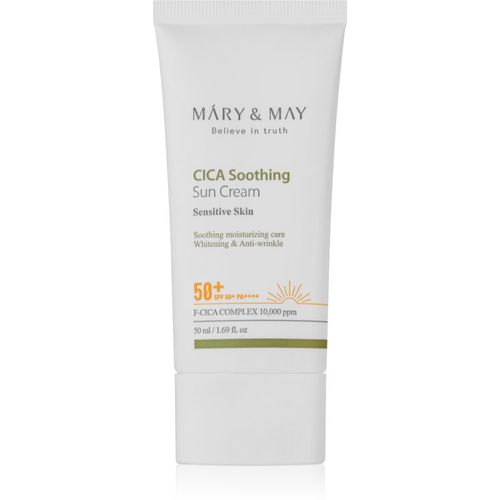 Cica Soothing beruhigende und schützende Creme SPF 50+ 50 ml - MARY & MAY - Modalova